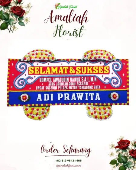 Papan Bunga Ucapan Selamat Bendan